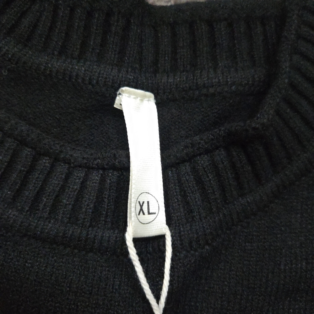 Sailwind Crewneck Sweater Soft Men XL Black Pullover 102025 - Picture 9 of 9